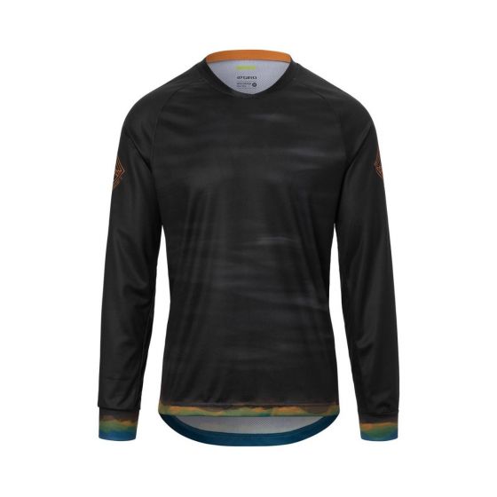 Giro Roust LS Stisykkeltrøye, Black Hot Lap