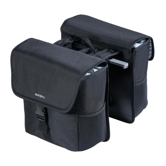 Basil GO MIK Sideveske Sett Sort, 32 l