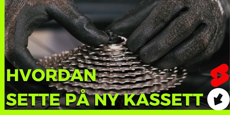 Hvordan sette på ny sykkel kasett