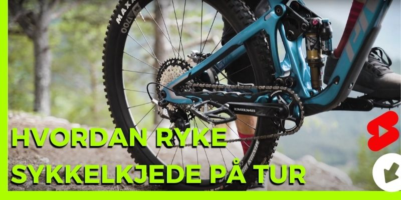 Hvordan ryke sykkelkjede på tur