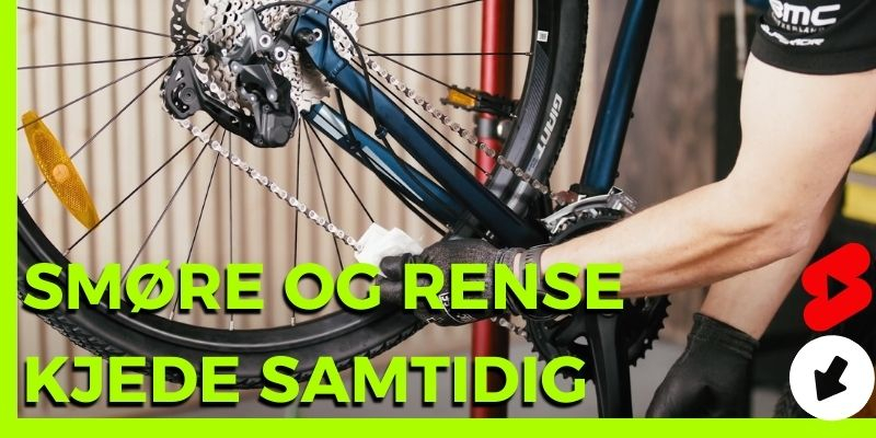 Hvordan smøre og rense sykkelkjede samtidig