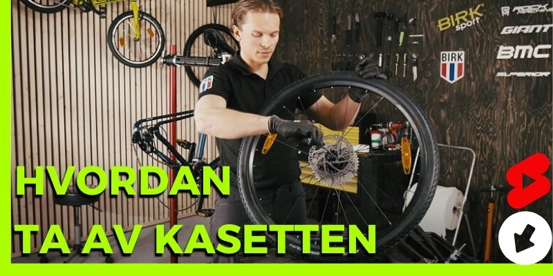 Hvordan ta av sykkel kasetten