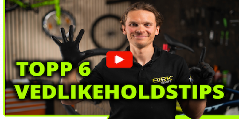 6 Vedlikeholds tips for nybegynnere på sykkel