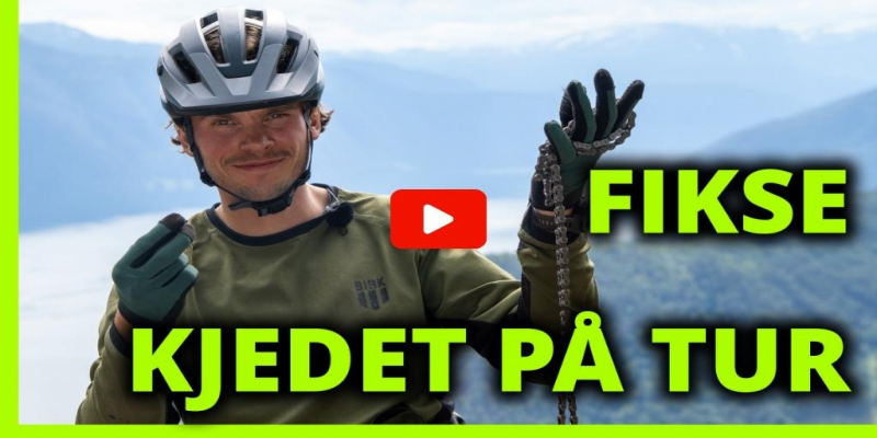 Hvordan fikse sykkelkjede som ryker på tur