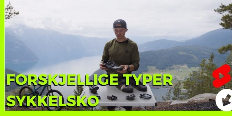 Forskjellige typer sykkelsko