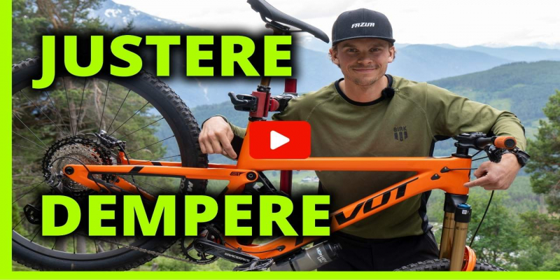 Hvordan justere demper på sykkel?