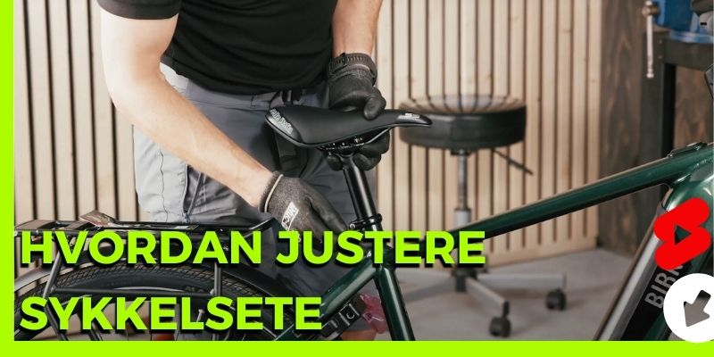 Hvordan justere sykkelsete