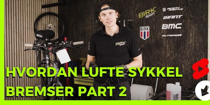 Hvordan Lufte Sykkel Bremser part 2