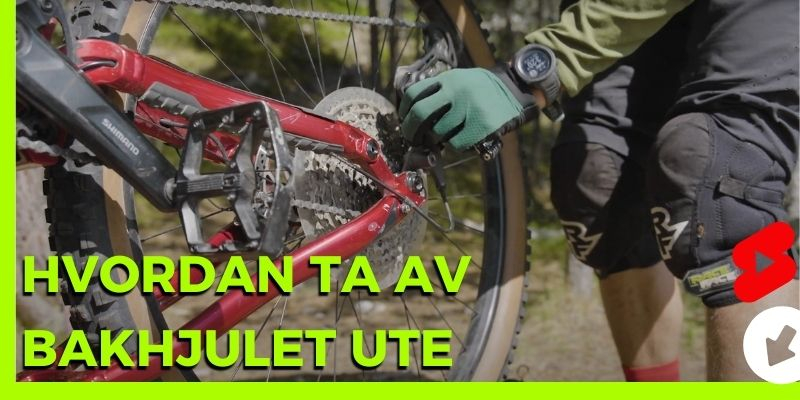 Hvordan ta av bakhjulet ute