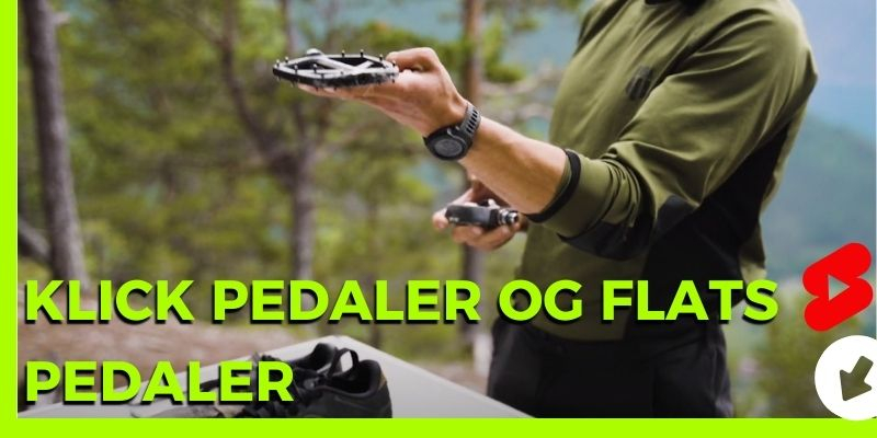 Klick pedaler og flats pedaler