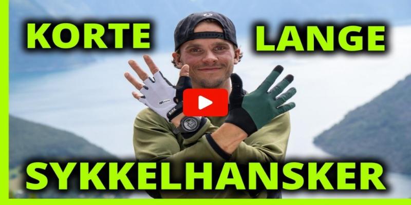Korte vs Lange fingre på sykkelhansker