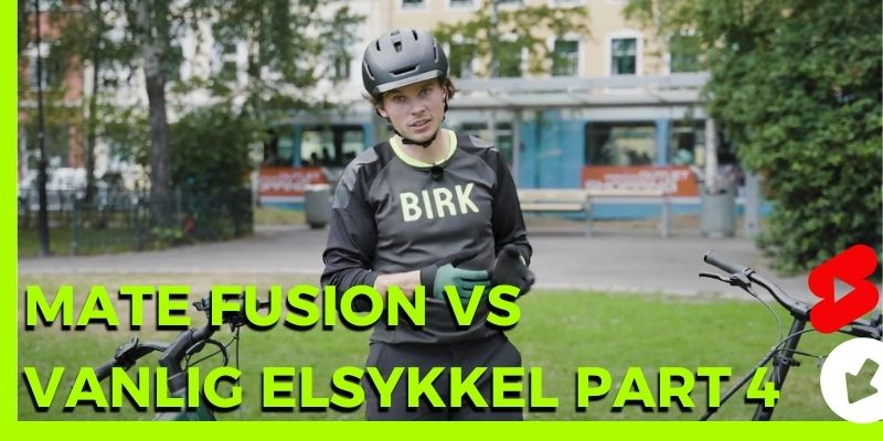 Mate Fusion VS vanlig elsykkel part 4