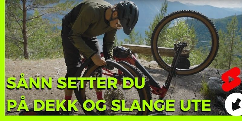 Sånn setter du på dekk og slange