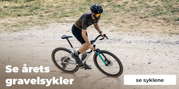 Gravelsykkel grusracer fra BMC, Giant, Merida, Superior og Rock Machine