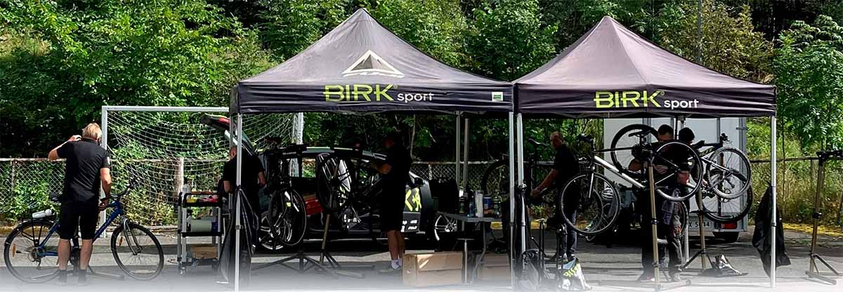 Mobil sykkelservice fra Birk Sport